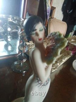 Vintage Capodemonte Mode Liberty Lady Figurine Sandro Maggrioni Limited edition