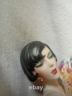Vintage Capodemonte Mode Liberty Lady Figurine Sandro Maggrioni Limited edition