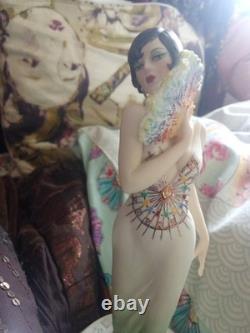 Vintage Capodemonte Mode Liberty Lady Figurine Sandro Maggrioni Limited edition