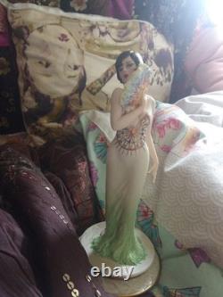Vintage Capodemonte Mode Liberty Lady Figurine Sandro Maggrioni Limited edition
