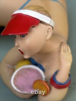 Vintage Italian Plus Size Model Limited Edition 23cm Figurine With Damage