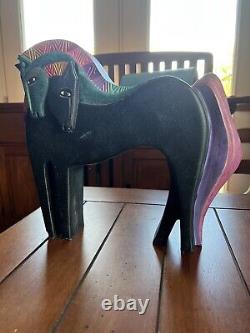 Vintage Laurel Burch LARGE Figure Embracing Horses 1999 12 by 11.5 SHIPS FREE