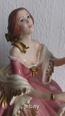Vintage Limited Edition Franklin Mint Chopins Nocturne Of Love Musical Statuette