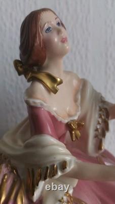 Vintage Limited Edition Franklin Mint Chopins Nocturne Of Love Musical Statuette