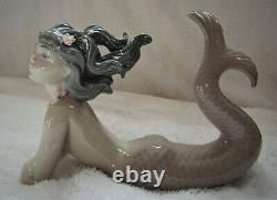 Vintage Llardo porcelain MERMAID FANTASY MIRAGE figurine 1983