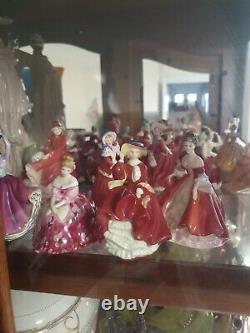 Vintage Royal Doulton & Coalport Lady figurines JOB LOT of 11 items