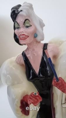 Vintage Royal Doulton Disney Villians Collection Cruella De Vil Limited Edition