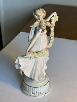 Vintage Wedgwood Limited Edition The Dancing Hours Figurine Floral Collection