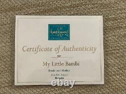 WDCC Disney Bambi Bambi & Mother 2000 Figurine Box COA Ltd Edition Event Piece