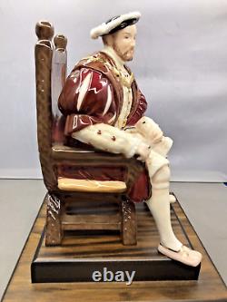 WEDGWOOD Henry VIII Figurine on Plinth Limited Edition -Rare -Certificate -B15