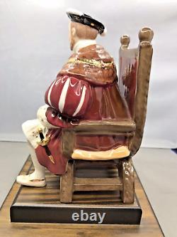 WEDGWOOD Henry VIII Figurine on Plinth Limited Edition -Rare -Certificate -B15