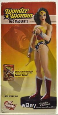 WONDER WOMAN DVD Maquette Statue DC Direct Animated Movie Ltd Ed #1562/4000