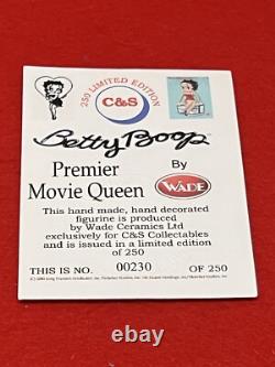Wade Betty Boop Figure PREMIER Movie Queen Limited Edition 250 Retro Ornament