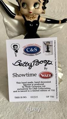 Wade Betty Boop'Showtime' Figurine Limited Edition 205 of 750 with COA & box