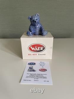 Wade Lucky Bear Ceramic Figurines Set of 3 Hand Painted Limited Edition