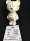 Wade Pearlised Teddy Bear Ltd Edition 50 With London 2012 Design-coa-5 1/4h
