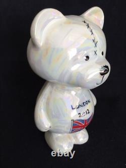 Wade Pearlised Teddy Bear LTD Edition 50 With London 2012 Design-COA-5 1/4H