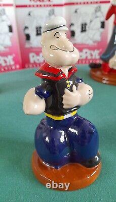 Wade Popeye Collection, Set Of 4 Figurines, Ltd Edition #52 Of 1500, Box & Cert