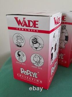 Wade Popeye Collection, Set Of 4 Figurines, Ltd Edition #52 Of 1500, Box & Cert