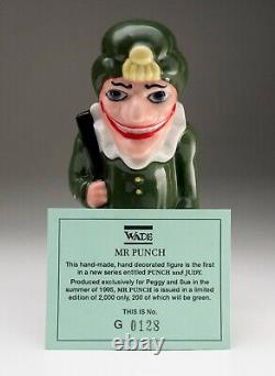 Wade Porcelain Figurine Punch Limited Edition Very Rare Green Tunic 200 Edition