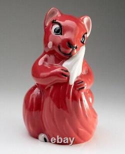 Wade Porcelain Figurine, Rare Red Felicity Squirrel, Limited Edition 101 of 250