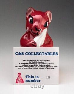 Wade Porcelain Figurine, Rare Red Felicity Squirrel, Limited Edition 101 of 250