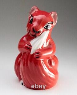 Wade Porcelain Figurine, Rare Red Felicity Squirrel, Limited Edition 101 of 250