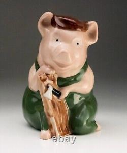 Wade Porcelain Figurine, Three Little Pigs, House of Brick 1995 Limited Edition