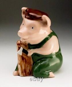 Wade Porcelain Figurine, Three Little Pigs, House of Brick 1995 Limited Edition