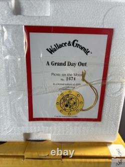 Wallace And Gromit Coalport Figure Picnic On The Moon Grand Day Out Ltd Edition