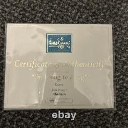 Walt Disney Aladdin I'm Losing To A Rug Figurine Limited Edition 7392/12500