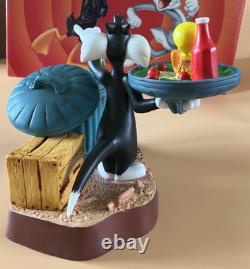 Warner Bros Looney Tunes Wedgwood Sylvester's Buffet Limited Edition Figurine