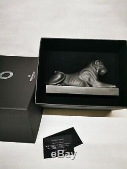 Wedgwood & Bentley Limited Edition Lion Of Capitol Black Basalt Figurine 35/200