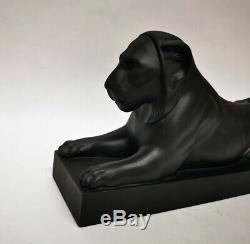 Wedgwood & Bentley Limited Edition Lion Of Capitol Black Basalt Figurine 35/200