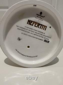 Wedgwood Nefertiti Egyptian limited edition 9500 number 2612 figurine Boxed Cert