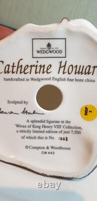 Wedgwood Wives Of King Henry VIII Catherine Howard Figurine Limited Edition