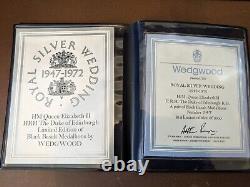 Wedgwood black basalt Medallions limited edition. 1947- 1972. Queen