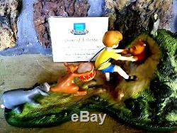 Winnie Pooh Wdcc Figurine Hooray, Pooh Will Soon Be Free, Huge Mint Ltd. Edition