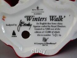 Winters Walk Figurine Hn 4689 Limited Edition By Royal Doulton Free Uk Postage