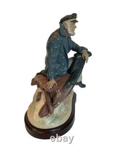 X-Large Lladro Days Of Yore Seafarer 22 Ltd Ed Signed Sculpture Retired 2248
