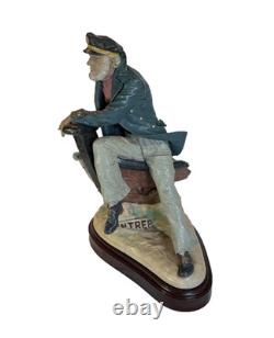 X-Large Lladro Days Of Yore Seafarer 22 Ltd Ed Signed Sculpture Retired 2248